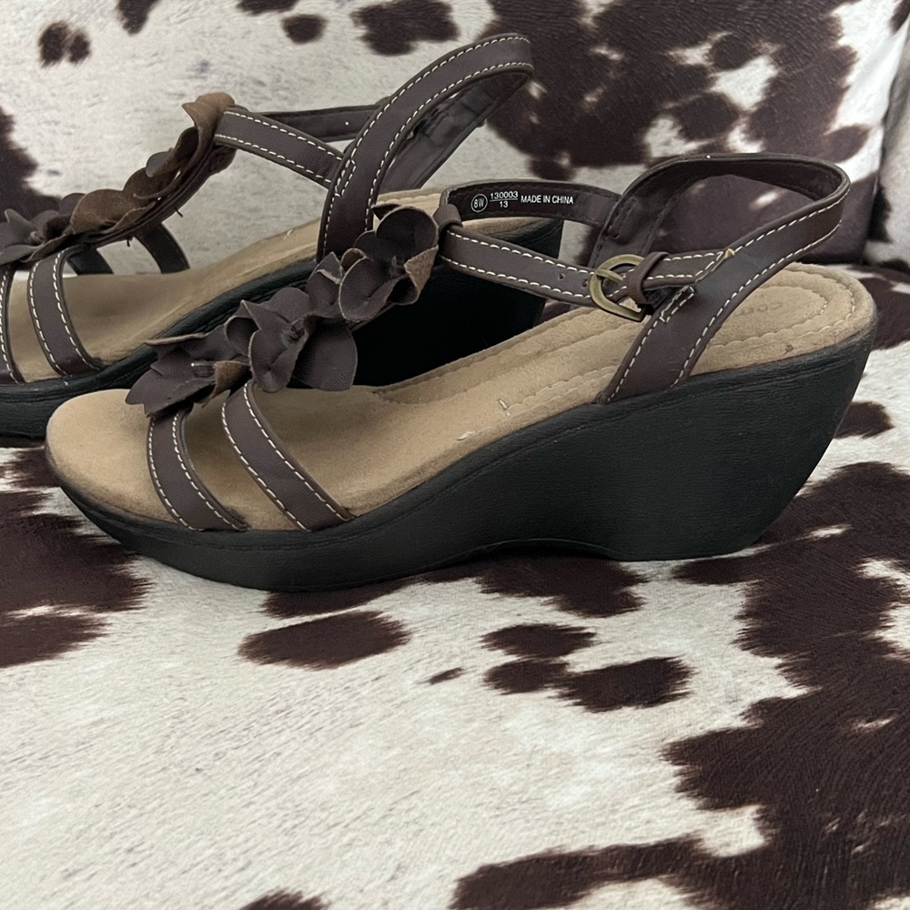 8w Comfort Plus Wedge Sandals Gem